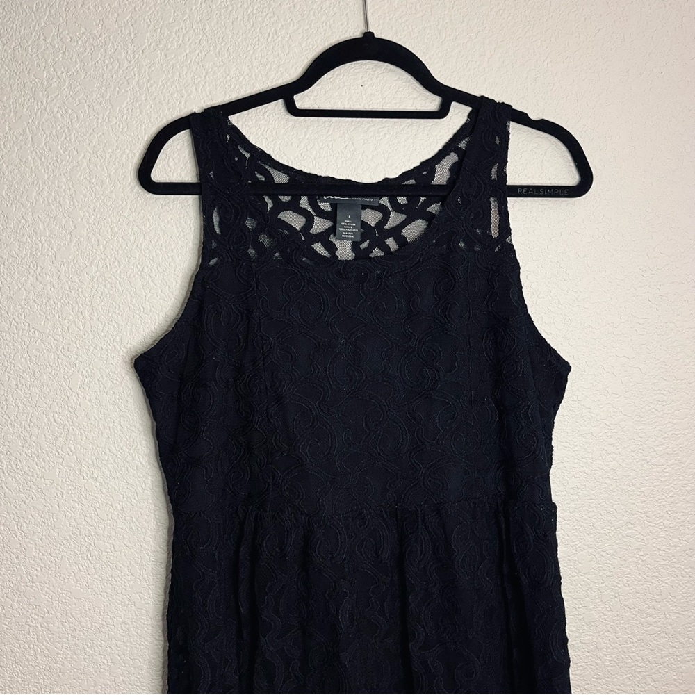 Lacey Lane Bryant Midi Black Dress with Beautiful Detailing Perfect for you
